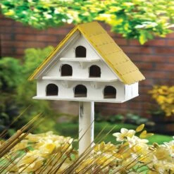 Songbird Valley Cape Cod 28 In. H X 5.1 In. W X 9.25 In. L Wood Bird House