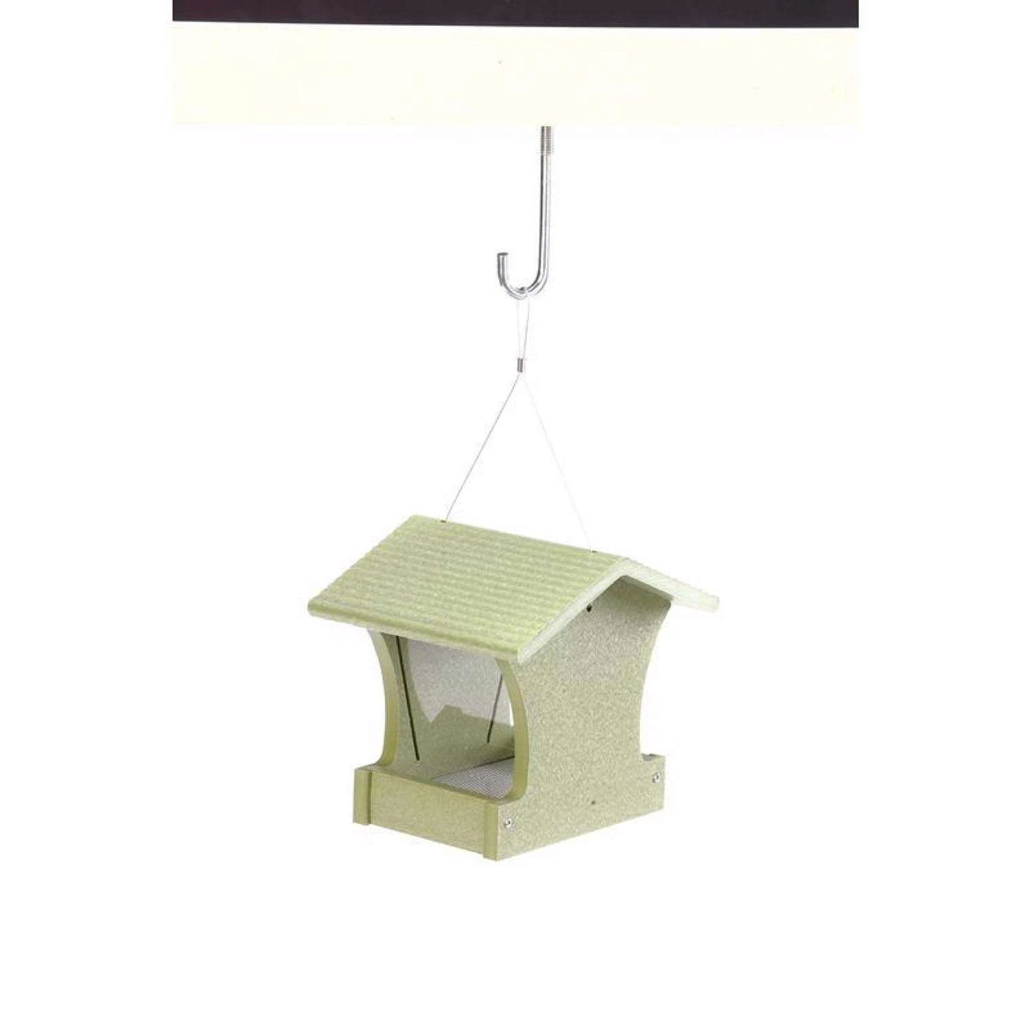 Birds Choice Green Solutions Wild Bird 1.5 Lb Plastic Hopper Bird Feeder 4 Birds Choice Green Solutions Wild Bird 1.5 Lb Plastic Hopper Bird Feeder - Image 4