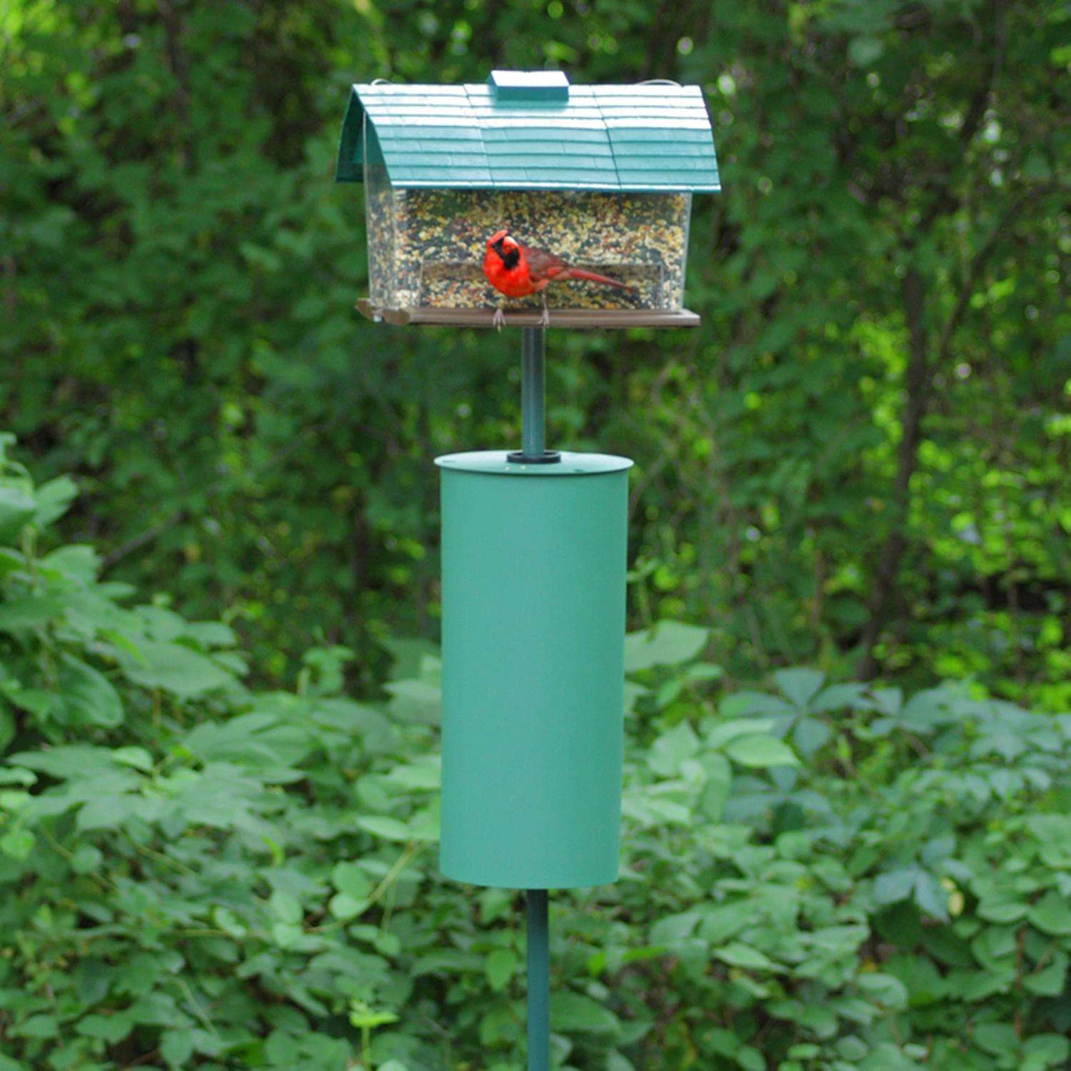 Perky-Pet 14.5 In. H X 7 In. W X 7 In. D Squirrel Baffle Birdfeeder Pole 3 Perky-Pet 14.5 In. H X 7 In. W X 7 In. D Squirrel Baffle Birdfeeder Pole - Image 3